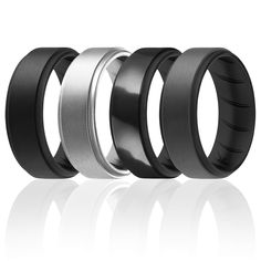 PRICES MAY VARY. HIGH QUALITY MATERIAL & DESIGN: ROQ's silicone wedding rings/bands are made from 100% medical grade silicone that is durable, breathable and extremely comfortable you won't feel it on your finger. Ergonomically designed, ROQ's Air x52 modular airflow system allows airflow from outside circulating and push moisture out through the air tunnels. These silicone bands are ideal replacements for traditional wedding rings to keep it safe from being scratched or damaged. OPTIMIZED SIZIN Wedding Ring For Men, Silicone Ring, Silicone Rings, Ring For Men, Silicone Rubber, Wedding Band, Wedding Ring, Wedding Bands, Wedding Rings