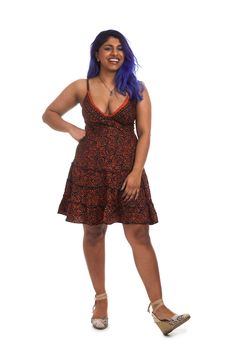 "A pretty little floaty summer mini dress made of sari fabric, it's perfect fot summer holidays or festivals. It has adjustable spaghetti straps so the bust section will fit perfectly. Flattering cut.  SIZES  S-M:  Bust = 28-34\" (71-86 cm) Waist and hips = free size Length = 31\" (79 cm) M-L:  Bust = 32-38\" (81-96.5 cm) Waist and hips = free size Length = 31\" (79 cm) THIS LISTING IS FOR BATIK Also available in Blue, Orange, Turquoise, Black or Cream. Code: New Mini Dress (MESFND)" Orange Mini Dress With Spaghetti Straps For Beach, Festival Sundress With Spaghetti Straps, Bohemian Mini Dress With Spaghetti Straps For Party, Festival Sundress With Adjustable Straps, Bohemian Mini Sundress With Adjustable Straps, Bohemian Mini Dress With Adjustable Spaghetti Straps, Bohemian Mini Dress With Spaghetti Straps, Festival Dresses With Adjustable Spaghetti Straps, Bohemian Mini Length Dresses With Adjustable Straps