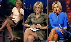 four different pictures of women sitting in chairs and one is holding a book while the other has