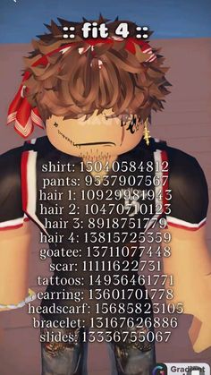 an anime character with numbers on his chest