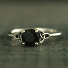 Celtic Ring Onyx Ring Trinity Knot Solitaire Irish Ring Black Stone Ring Celtic Cathedral Faux Black Symbolic Black Gemstone Jewelry, Black Symbolic Adjustable Rings, Symbolic Black Promise Ring Jewelry, Symbolic Black Jewelry For Promise Ring, Adjustable Black Symbolic Rings, Symbolic Black Promise Ring, Symbolic Black Jewelry For Promise, Black Symbolic Jewelry For Promise, Black Symbolic Jewelry For Anniversary