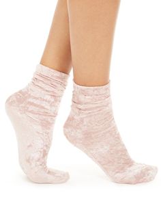 <p class=" c-m-v-1" data-auto="product-description">Crushed velvet adds softness and trend-right style to your outfit with these slouchy cut-and-sew crew socks from INC International Concepts®.</p>

<ul class="" data-auto="product-description-bullets">
 	<li>Sock size 9-11</li>
 	<li>Special Features: Cut and sew</li>
 	<li>Texture: Crushed velvet</li>
 	<li>Pack Includes: 1 pair</li>
 	< Stocking Tights, Holiday Trends, Plus Size Shopping, Tech Gifts, Crushed Velvet, Trendy Plus Size, Inc International Concepts, Boot Shoes Women, Knee High Sock