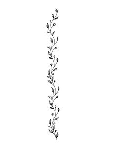 Spine Tattoos Lavender, Leaf Chain Tattoo, Greenery Spine Tattoo, Ivy Spine Tattoo, Minimal Vine Tattoo, Flower Vine Tattoos For Women, Vine Spine Tattoos For Women, Dainty Vine Tattoo, Vine Tattoo Stencil