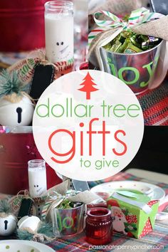 dollar tree gifts to give for the holidays