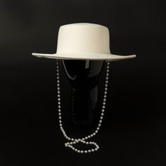 SPECIFICATIONS




Style: Casual

Pattern Type: Solid

Model Number: SY-8148B

Material: Wool

Item Type: Fedoras

Gender: Women

Department Name: Adult

Brand Name: GeraldBlack

 

Size : 56-58CM

Brim :7cm/2.7inch .   

High :9cm/3.5inch

 
  
When purchasing clothing, shoes, and/or belts; please follow the size chart. Please click on "Conversion Charts" located on the menu bar to learn how to get your measurements before buying.
 
 Color: White necklace Hat, Black necklace Hat; Size: 56-58cm Beret Fashion, Wide Brim Fedora, Pearls Necklace, White Necklace, Black Necklace, Girly Stuff, Wide Brimmed Hats, Brim Hat, Pearl Chain