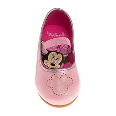 Disney Minnie Mouse toddler girls' flat shoes. Guarantees a perfect outfit combination from jeans to shorts, dresses, and skirts of any length, these sandals are a surefire way to top off any outfit! This closed design offers your kids the best protection, and the featured cartoon character will ensure she will love putting these flats on any special occasion. Mix and match with a great variety of outfits. Character: Minnie MouseClosure Type: Slip-OnUpper/Outer Base Material: 100% SyntheticShoe Ballet Flats Pink, Toddler Girl Ballet, Girls Ballet Flats, Shoes Ballet Flats, Girls Ballet, Outfit Combinations, Cartoon Character, Flat Shoes, Toddler Girls