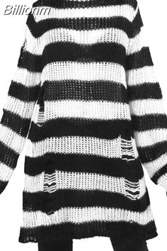 Shipping: Worldwide Express Shipping AvailableDelivery time: 7-15Days Fast ShippingReturns: Fast refund, 100% Money Back Guarantee. Striped Oversized Sweater, Oversized Striped Sweater, Gothic Grunge, Women Y2k, Oversized Sweater, Long Sweaters, Harajuku, Jumper, Money