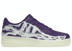 Jordan 1 Low Purple, Most Expensive Sneakers, Expensive Sneakers, Purple Skeleton, Nike Images, Sneaker Release, Skeleton Halloween, Sneakers Adidas, Nike Air Force 1 Low