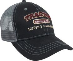 Tractor Supply Navy Trucker Cap Trucker Baseball Cap With Curved Visor, Distressed Trucker Baseball Cap For Outdoor, Cotton Trucker Snapback Hat, Distressed Trucker Hat For Outdoor, Distressed Cotton Trucker Hat, Vintage Baseball Caps, Tractor Supplies, Tractor Supply, Trucker Cap