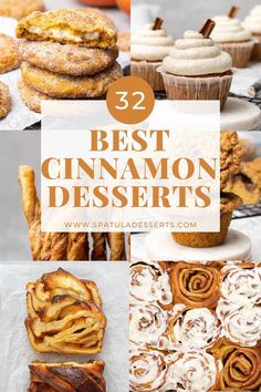 Best Cinnamon Desserts Cinnamon Sugar Desserts, Bake Sale Treats, Cinnamon Desserts, Cinnamon Cupcakes, Cinnamon Honey Butter, Cinnamon Crunch, Cinnamon Roll Cookies, Cinnamon Twists