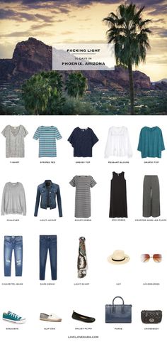 the travel guide for packing in arizona