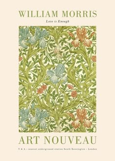 the front cover of arts and crafts, with an image of flowers on green background