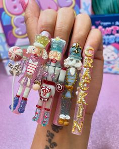 SWIPE >> NUTCRACKER 🥜 3D Nails 💅🏼 Which nutcracker was your fav? andclaws.com Pay with Afterpay with 4 easy installments - no fees at andclaws.com Have you tried press on nails yet? Pros: -Reusable -Can change out styles everyday without damaging natural nails -No longer waiting in a salon for creative designs 3+ hours -Price $ is usually half from salon Gel Press ons are the newest trend and are here to stay, so what are you waiting for ? 🤝 Unsure of size? No problem- I Have free... Gel Press, Press Ons, 3d Nails, Have You Tried, Creative Designs, Newest Trends, Nutcracker, Natural Nails, You Tried