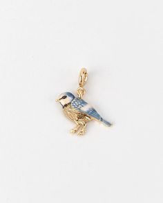 Enamel Blue Tit Charm | Fable England – Fable England US Animal Brooch, Fabulous Jewelry, Enamel Charms, Enamel Jewelry, Fabric Bag, Creepers, Style Gift