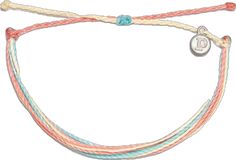 Casual Rainbow Friendship Bracelets With Sliding Knot, Pink Nylon Cord Bracelets For Beach, Bohemian Nylon Cord Friendship Bracelets For Summer, Multicolor Waxed Cord Bracelets For Beach, Multicolor Waxed Cord Braided Beach Bracelet, White Nylon Cord Bracelets For Beach, Multicolor Waxed Cord Braided Bracelet For Beach, Trendy Friendship Bracelets For Beach, Trendy Beach Friendship Bracelets With Nylon Cord