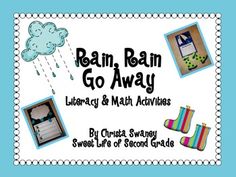 It's raining, it's pouring,it's time for some fun math and literacy activities.This unit has 8 language and math stations, which includes 2 writing activities each with a fun art project. The 8 stations focus on these concepts:1. Compound Words (2 Sets)2. Expanded Notation, Double Digit Addition, Acrostic Poem, Umbrella Art, Abc Order, Going To Rain, Compound Words, Rain Rain, Cloud Art