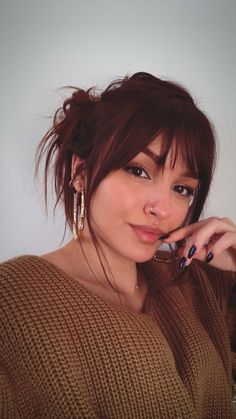 Bangs With Medium Hair, Effortless Beauty, Fringe Hairstyles, Hair Inspiration Color, Hair Inspo Color