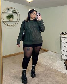 Plus Size Alt Fashion, Plus Size Winter Outfits, Plus Size Baddie Outfits, Plus Size Fall Outfit, Plus Size Fall Fashion, Look Plus Size, Looks Black, Cute Fall Outfits, Curvy Girl Outfits