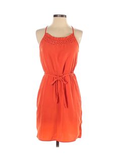 Banana Republic Factory Store Casual Dress Size: 0 Orange Dresses - used. 100% POLYESTER, Keyhole, Solid, Short, Sleeveless | Banana Republic Factory Store Casual Dress: Orange Solid Dresses - Used - Size 0 Petite Orange Casual Dress, Orange Dresses, Dress Orange, Banana Republic Factory, Orange Dress, Solid Dress, Casual Dresses For Women, Banana Republic, Casual Dress