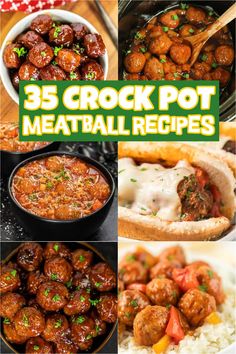 25 crock pot meatball recipes that are easy to make and delicious for the whole family