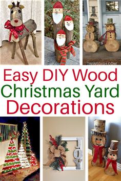 easy diy wood christmas yard decorations