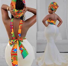 Look your best with our popular mermaid gown. This dress commands a lot of respect and compliments! This set comes with one dress for the woman. Head wrap not included! Suitable for traditional weddings, naming ceremonies, pre-wedding photoshoot and other traditional gatherings. This is custom made. Please provide accurate measurements for a better fit! African Engagement Dresses Wedding, Women Ankara Dresses, African Mermaid, African Print Jumpsuit, Official Dresses, Reception Outfit, Kente Dress, African Prom Dresses, Dresses African