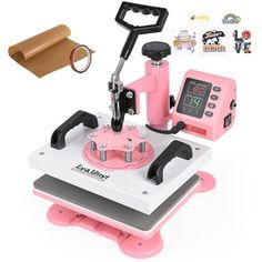 an image of a sewing machine with accessories