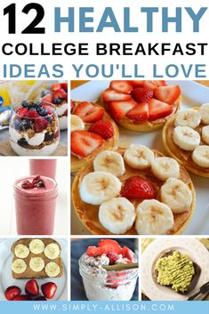 twelve healthy college breakfast ideas you'll love