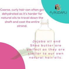 Coarse, curly hair can often get dehydrated as it’s harder for natural oils to travel down the shaft and coat the entire strand. Coarse Curly Hair, Natural Hair Oils, Natural Hair Care