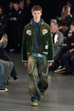 Maison Mihara Yasuhiro FW23 Has an “Imitation Complex” | Hypebeast Souvenir Jacket Outfit, Coquette Boy, 2000 Runway, Fall 2023 Menswear, 2023 Menswear Fashion Show, Maison Mihara Yasuhiro, Maison Mihara, Souvenir Jacket, Archive Fashion