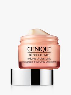 Clinique All About Eyes, Cream For Dark Circles, Skin Care Range, All About