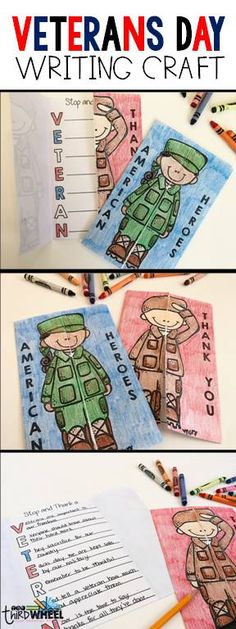 veterans day writing craft for kids