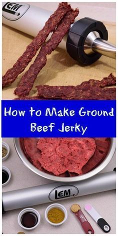 how to make ground beef jerry in the slow cooker and on the counter top