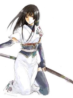 Anime Samurai, Samurai Anime, Model Sheet, Warrior Girl, Dark Anime, An Anime