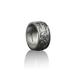 Waves Silver Men Band Ring for Men in 925K Silver, Japanese Art Band Ring, Japanese Art Men Ring, Koi Fish Band, Ocean Inspired Jewelry This 925K Sterling Silver Waves Japanese Art Band Ring's photos are taken with original and every item is a handmade. This elegant ring, which will be the choice for happy beginnings, can be a beautiful memory for you for a lifetime. It's very elegant and classy for everyday use and gives stylish look to your outfits. It also makes a great promise ring for him/h Japanese Ring Men, Waves Japanese Art, Waves Japanese, Promise Rings For Him, Ocean Inspired Jewelry, Art Men, Men Ring, Ring For Men, Mens Band