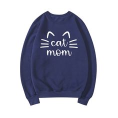 Channel Your Inner Cat Mom - A Sweatshirt that Speaks Volumes of Your Love and Warmth Towards Your Baby Cat(s) Size chart: Winter Cotton Top With Cat Print, Casual Cotton Sweatshirt With Cat Design, Casual Cotton Sweatshirt With Cat Print, Casual Cat Print Sweatshirt In Relaxed Fit, Casual Sweatshirt With Cat Print In Relaxed Fit, Casual Relaxed Fit Sweatshirt With Cat Print, Casual Relaxed Fit Sweatshirt With Cat Design, Cat Mom Sweatshirt, Female Streetwear