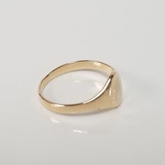 "Thanks for shopping our vintage estate store. We tend to sell well below wholesale and truly hope you enjoy all of our items. Many of the items are one of a kind, so please enjoy scrolling through the pictures and hopefully something will catch your eye. Black spots are from the camera. Estate 14k yellow gold monogram letter B Infant baby or midi ring. Ring size: 1 Setting: 1/4\" 6.5mm Band width: 1.5mm Weight: .72 gram Beautiful ring, just waiting for someone to wear it. Marked 14k." Classic Oval Engraved Ring With Hallmarks, Yellow Gold Engraved Ring Stamped 14k For Everyday, Classic 14k Stamped Oval Initial Ring, Classic Oval Initial Ring Stamped 14k, 14k Gold Oval Signet Ring With Hallmarks, Heirloom 14k Gold Engraved Ring With Hallmark, Antique Personalized Yellow Gold Signet Ring, Oval Ring With Hallmark For Anniversary, Gold Oval Initial Ring Stamped 14k