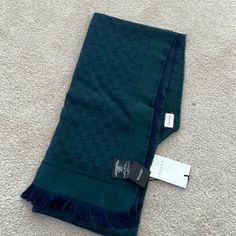 Gucci Scarf Brand New/ Colors Are Green And Blue . Great Gift Idea. 40cm X 150cm In Size Gucci Scarf, Gucci Accessories, Green And Blue, New Color, Scarf Accessory, Blue Green, Color Blue, Mens Accessories, Man Shop