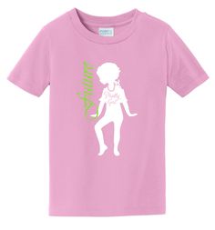 Future Pretty Girl T-Shirt. The t-shirts are available in both toddler and youth sizes. The Shirt has a little girl in the ivy stance with works Future Pretty Girl incorporated in the design. Youth T-Shirts: 5.4-ounce, 100% cotton Toddler T-Shirts: 4.5-ounce, 100% ring-spun cotton