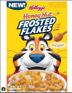 three boxes of honey nut frosted flakes