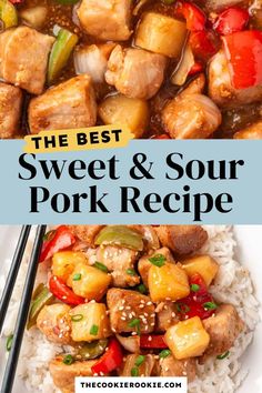 the best sweet and sour pork recipe with rice