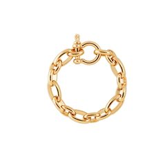 14kt Gold Plate Screw Clasp