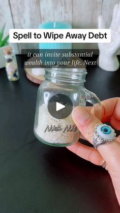 81K views · 3.2K reactions | "Spદll to "Wipe away debt" | Opportunities to multiply your money.💰✨" Perform this ritual of confidence and you will be amazed by the results. | By Nikita | Facebook Debt Free Spell, Debt Removal Spell, Money Rice Spell, Unblock My Money Hoodoo, Money And Success Spell Jar, Clear Debt, Debt Collection, Money Spells