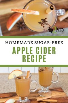 homemade sugar - free apple cider recipe for fall