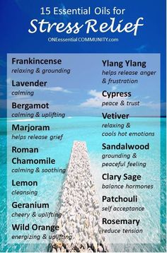 Are you wishing you were in the South Pacific right about now? Try one of these 15 essential oils for stress relief and you just might feel the same relaxation as if you were gazing out at the ocean from your very own bungalow in Bora Bora. "Essential oils take me away" Calming Diffuser Blends, Lilin Aroma, Endocannabinoid System, Essential Oils Herbs