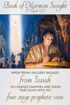 the book of mormon insight, which includes images of jesus and other people in front of him