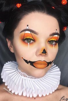 Encontre aqui a maquiagem de halloween perfeita pra você! Pra você arrasar na próxima festa seja de caveira, palhaço, freira... Vem escolher a sua favorita! Fantasy Make-up, Halloween Makeup Pretty