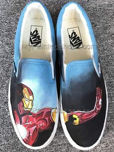 Disney Painted Shoes, Vans Shoes Fashion, Marvel Shoes, Shoe Business, Vans Custom, Custom Vans Shoes, Painting Shoes