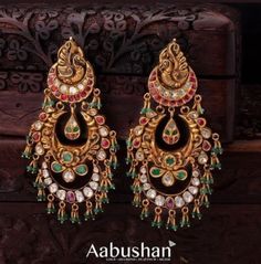 Big Earrings Gold, Antique Gold Earrings, Gold Earrings Models, Gold Bangles Design, Fancy Blouses, Fancy Blouse Designs, Gold Earrings Designs, Bangle Designs