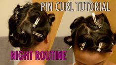 Pin Curl Tutorial, Curl Overnight, Silk Blowout, Foil Curls, Waves Overnight, Roller Set Natural Hair, Curls Products, Pin Curl Hair, Heat Hairstyles